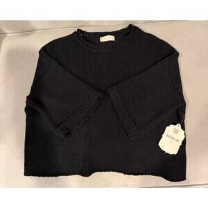 Altar’d State NWT Cropped Black short sleeved sweater